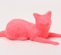 Low Poly Cat 3D model