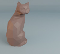 Cat 3D model