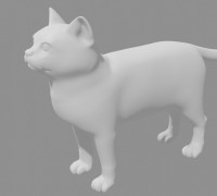 Cat 3D model