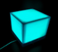 Cube glow led lamp 3D model