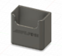Alpine Stereo Remote 3D model