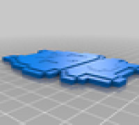 Pixel Hanquokka 3D model