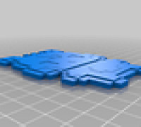 Pixel Jjongbear 3D model