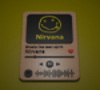 Spotify nirvana block 3D model