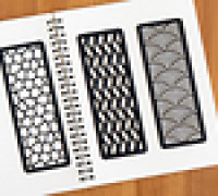 Minimal Linework Bookmarks 3D model