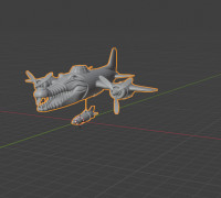 Crocodilo Bombardiro 3D model