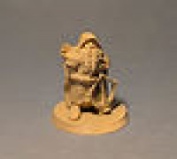 Dwarf hunter FDM suportless 3D model