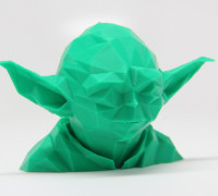 Low Poly Yoda 3D model