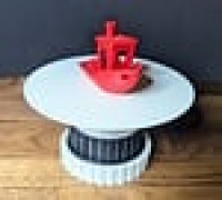Smoothly Rotating Display Stand 3D model