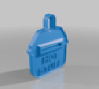 Hot Stuff Welder Keychain Charm 3D model