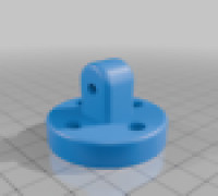 Universal speaker mount 3D model