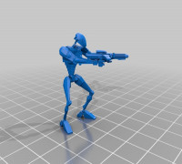 Star wars: Legion BX-series droid commando 3D model