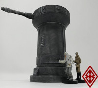 Sci Fi Laser Turret 3D model