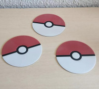 Poke Ball Coaster 3D model