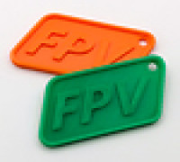 FPV Keychain - Drone Pilot Tag 3D model
