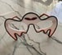 Halloween Ghost Glasses 3D model