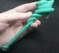 Snake mace melee weapon 3D model