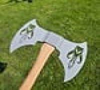 Mandalorian battle axe 3D model