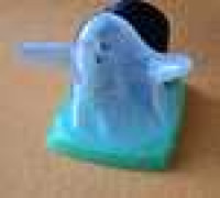 Halloween ghost night light, 3D model
