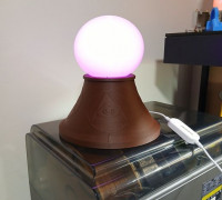 Psychic LED Crystal Ball 3D model