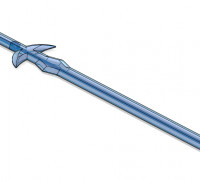 Ice Blade - Ray / Lilly White 3D model