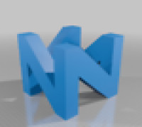 n64 logo 3D model