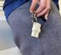 Butt Keychain 3D model