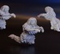 Flying Ghost / Banshee / Spectre (DND / TTRPG) 3D model