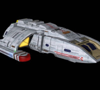 Danube Class Runabout 1/144 Scale 3D model