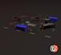 Starter Terrain Set for Wargaming 3D model