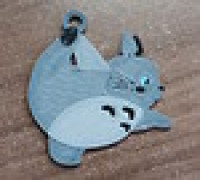 Totoro dancer (keychain) 3D model
