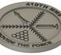 410th Munitions Maintenance Squadron Coaster 3D model