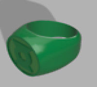 Green Lantern ring (John Stewart) 3D model