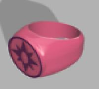 Star Sapphire ring (Basic)  3D model