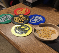 Harry Potter Coasters 3D model