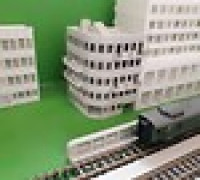 Batiment empilables, stackable buildings 3D model