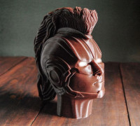Captain Marvel Mohawk Helmet 3D model