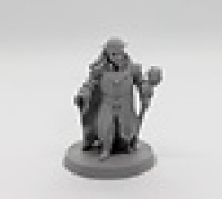 Elf wizard FDM supportless 3D model