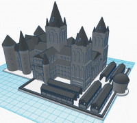 Hogwarts School of Witchcraft and Wizardry (Castle Part 2 of 3) - Harry Potter 3D Print 3D model