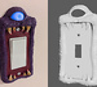 Monster Light Switch Cover - Halloween 3D model