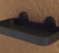 Push pin holder for cork board 3D model