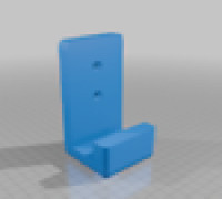 Greenworks String Trimmer Wall Mount v2 3D model