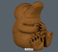 Niffler (Easy print no support) 3D model