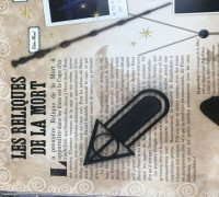 Bookmark Harry Potter 3D model