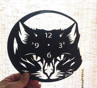 Reloj gato v3 3D model