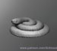 Hognose Snake 3D model