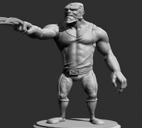 wolverin cartoon 3D model