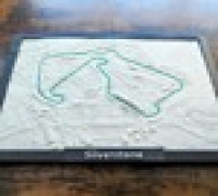 Silverstone Circuit 3D Miniature 3D model