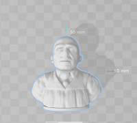Voldemort - Bust - 80mm 3D model