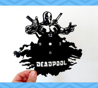 Reloj DEADPOOL 3D model